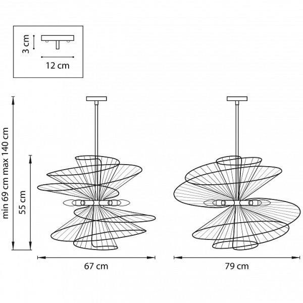Фото Люстра на штанге Lightstar Zeta 728183