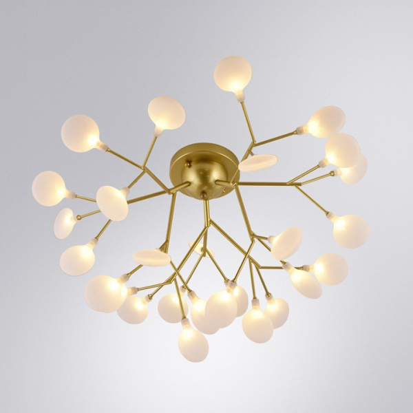 Открыть Потолочная люстра Arte Lamp Candy A7274PL-27GO Фото Потолочная люстра Arte Lamp Candy A7274PL-27GO