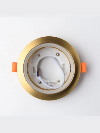 Фото Светильник потолочный встраиваемый Kristy Light KL8817GD GX53 влагозащитный