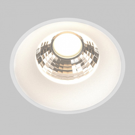 Фото Встраиваемый светильник Maytoni Round DL058-12W3K-TRS-W