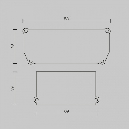 Открыть Заглушка для профиля Maytoni ALM012EC ALM012EC-SC-B Фото Заглушка для профиля Maytoni ALM012EC ALM012EC-SC-B