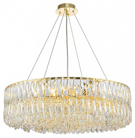 Открыть Подвесная люстра Indigo Vortice 12050/18P Gold Фото Подвесная люстра Indigo Vortice 12050/18P Gold