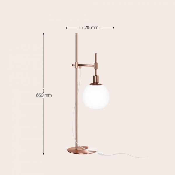 Фото Настольная лампа декоративная Maytoni Erich MOD221-TL-01-G