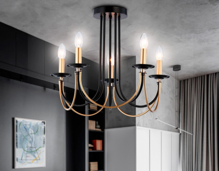 Открыть Люстра на штанге Ambrella Light TR TR9621 Фото Люстра на штанге Ambrella Light TR TR9621