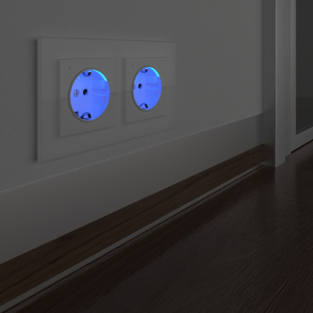 Фото Розетка с заземлением, без рамки Werkel белый W1171401