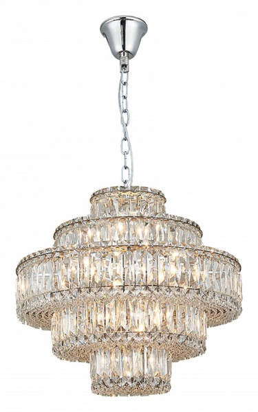 Фото Подвесная люстра Newport 8450 8459+6/C chrome
