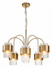 Открыть Подвесная люстра Indigo Eleganza 12019/A/6P Brass Фото Подвесная люстра Indigo Eleganza 12019/A/6P Brass