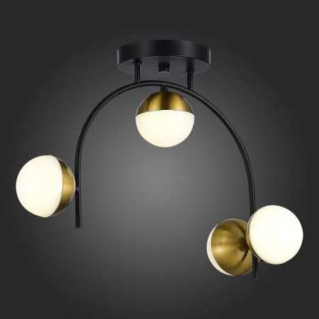 Открыть Потолочная люстра EVOLUCE Aarnio SLE6500-402-04 Фото Потолочная люстра EVOLUCE Aarnio SLE6500-402-04