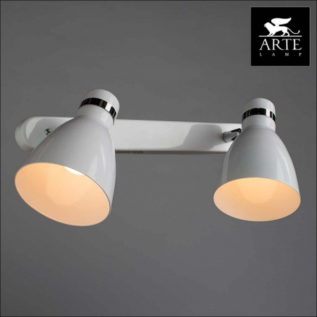 Открыть Спот Arte Lamp Mercoled A5049AP-2WH Фото Спот Arte Lamp Mercoled A5049AP-2WH