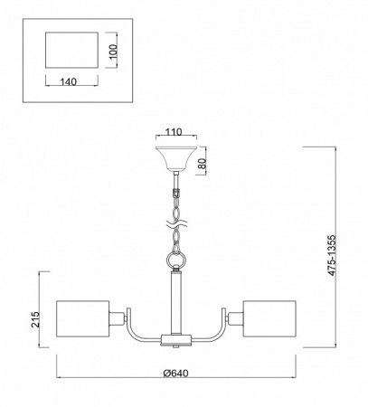 Фото Подвесная люстра Freya Anita FR5012PL-05CH