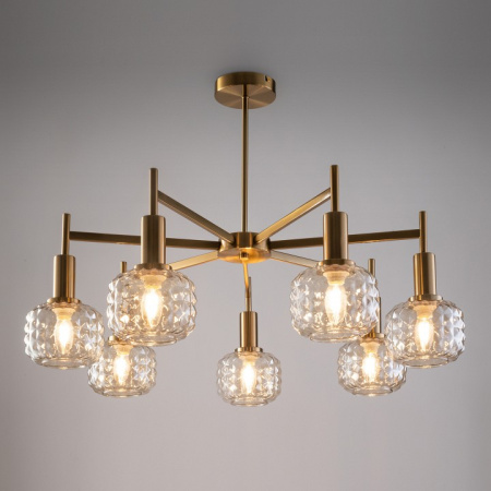 Открыть Люстра на штанге Freya Fero FR5366CL-07BS Фото Люстра на штанге Freya Fero FR5366CL-07BS