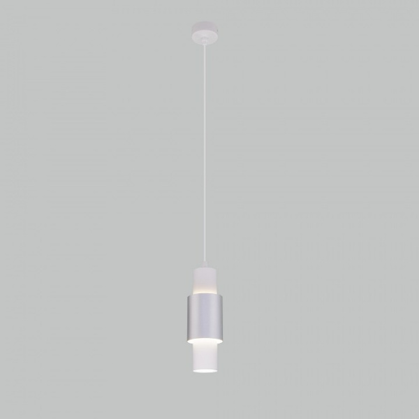 Фото Подвесной светильник Eurosvet Bento 50204/1 LED белый/матовое серебро