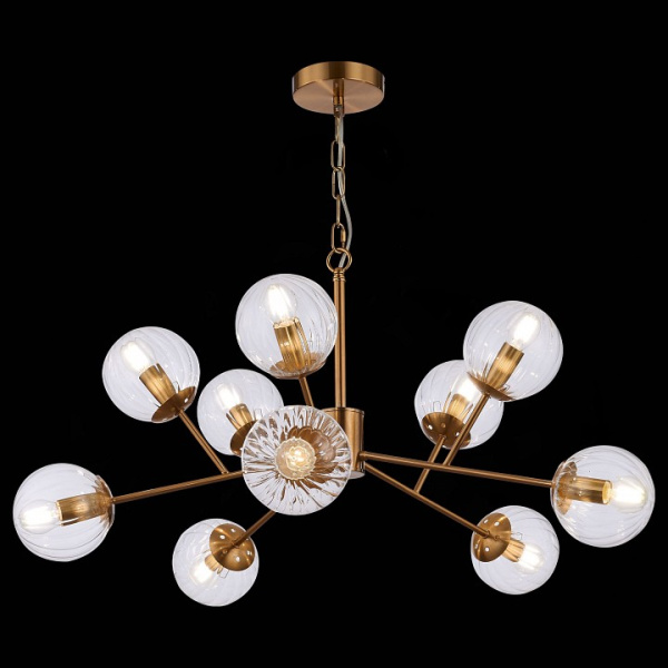 Открыть Подвесная люстра EVOLUCE Andria SLE220803-10 Фото Подвесная люстра EVOLUCE Andria SLE220803-10