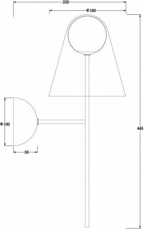 Фото Бра Freya Doublety FR5382WL-01BS