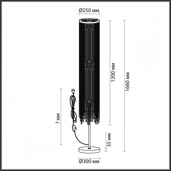 Фото Торшер Odeon Light Chokka 5028/3F