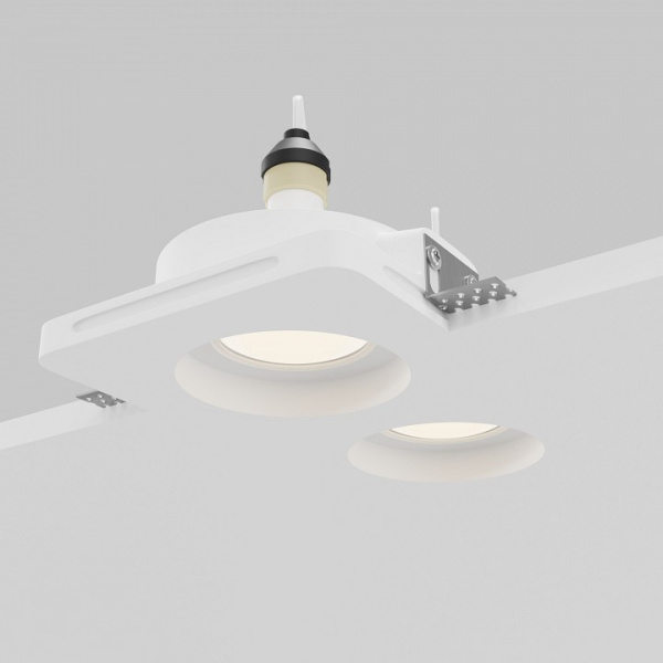 Фото Встраиваемый светильник Maytoni Gyps Modern DL002-GU10-02-W