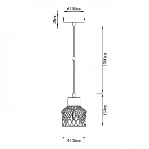 Фото Подвесной светильник Escada Averio 10174/1S Black