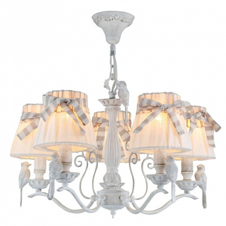Фото Подвесная люстра Maytoni Bird ARM013-05-W