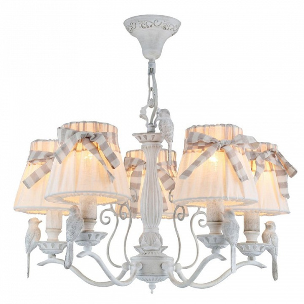 Фото Подвесная люстра Maytoni Bird ARM013-05-W