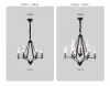 Открыть Подвесная люстра Ambrella Light TR TR3238 Фото Подвесная люстра Ambrella Light TR TR3238