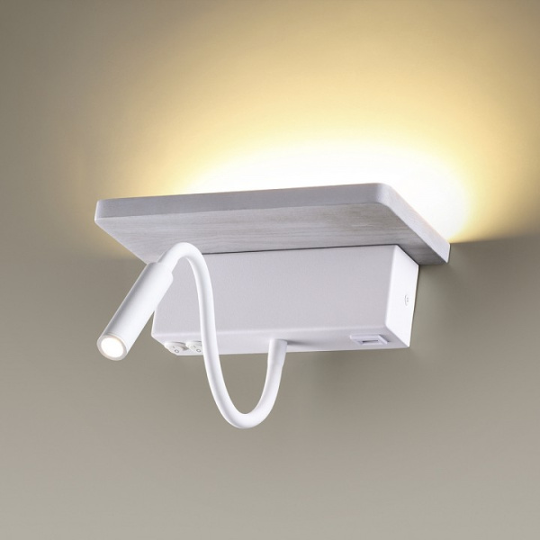 Фото Бра с полкой Odeon Light Woody 3869/8WL