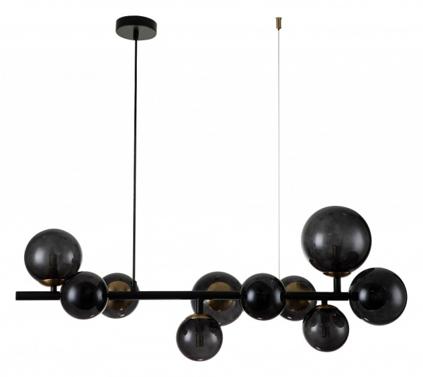 Фото Подвесная люстра Indigo Molecola 11018/10P Black