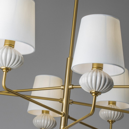 Фото Люстра на штанге Freya Ceramics FR2029PL-08BS