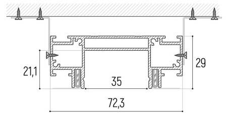 Фото Профиль-держатель Novotech  135192
