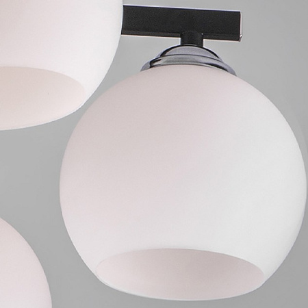 Фото Люстра на штанге Eurosvet Blasco 30145/6 хром/венге