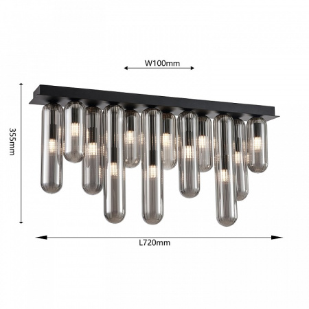 Фото Потолочная люстра Favourite Stalactit 4454-12P