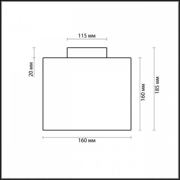 Фото Накладной светильник Odeon Light Cross 2407/1C