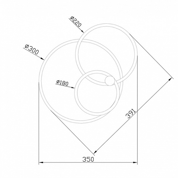 Фото Светильник на штанге Escada Contour 10213/2LED BL White