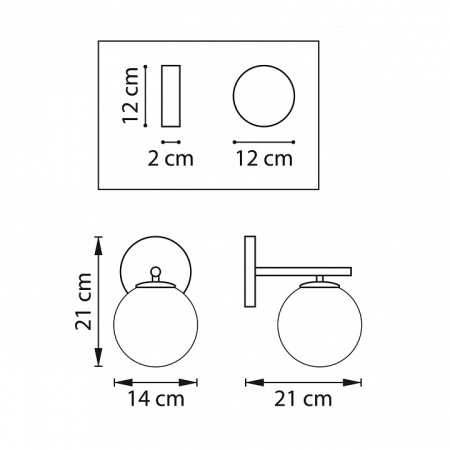 Фото Бра Lightstar Croco 815513