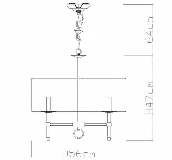 Фото Подвесная люстра Divinare Candela 1162/01 LM-5