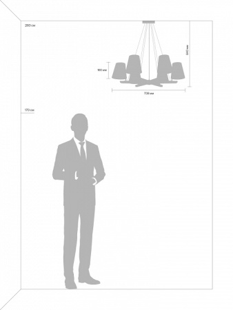 Фото Подвесная люстра Freya Arellano FR8019PL-06W