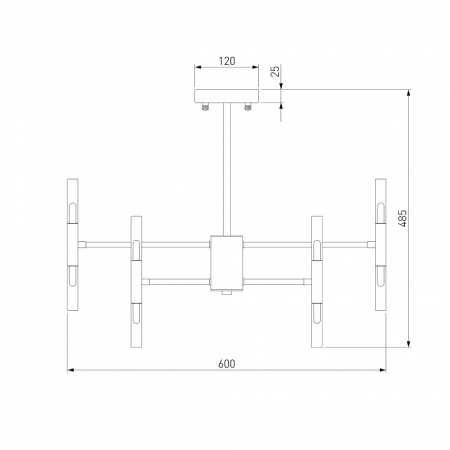 Открыть Люстра на штанге Bogate's Bastone 345 Smart Фото Люстра на штанге Bogate's Bastone 345 Smart