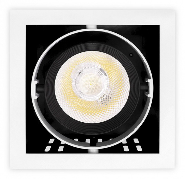 Фото Встраиваемый светильник Ambrella Light Cardano T811 BK/CH 12W 4200K