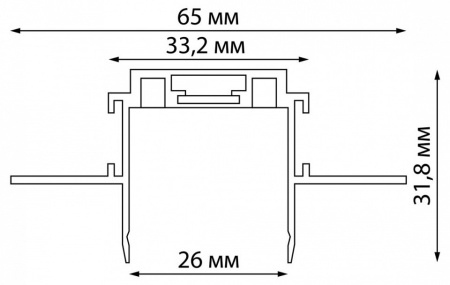 Фото Трек встраиваемый Novotech Smal 135199