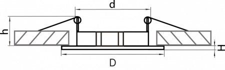 Фото Встраиваемый светильник Lightstar Lega 011047