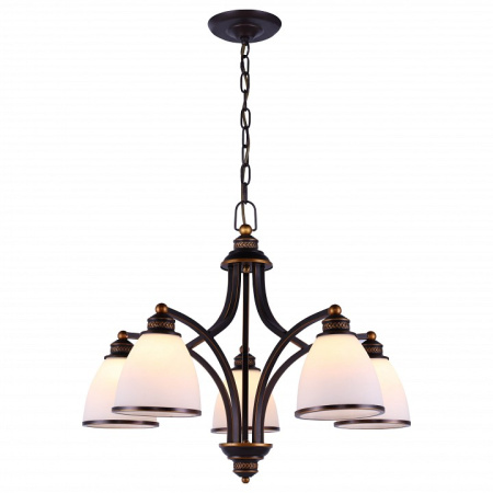 Открыть Подвесная люстра Arte Lamp Bonito A9518LM-5BA Фото Подвесная люстра Arte Lamp Bonito A9518LM-5BA