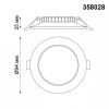 Фото Встраиваемый светильник Novotech Luna 358028