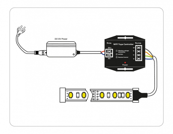 Фото Контроллер-регулятор цвета RGB с пультом ДУ Ambrella Light GS GS11551