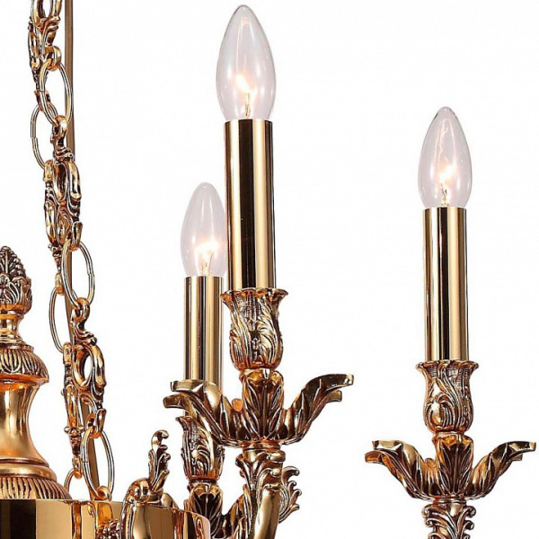 Фото Подвесная люстра Lucia Tucci Firrnze FIRENZE 1781.6.2 antique gold