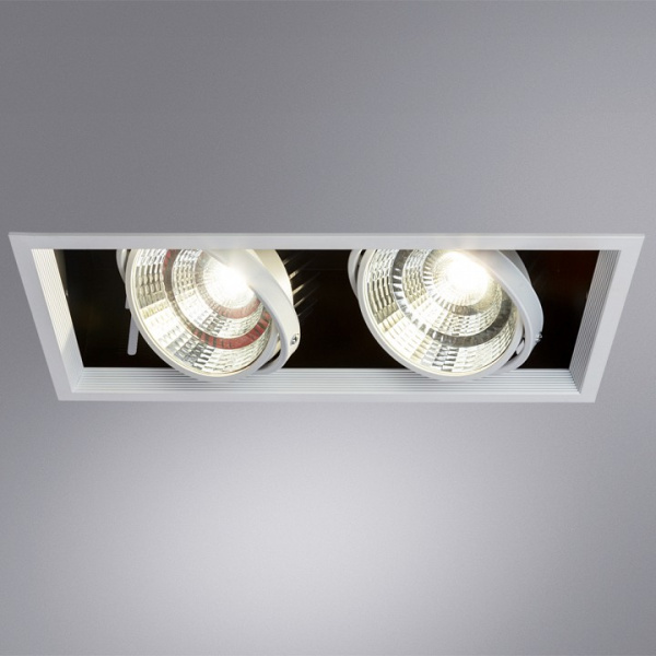 Открыть Встраиваемый светильник Arte Lamp Merga A8450PL-2WH Фото Встраиваемый светильник Arte Lamp Merga A8450PL-2WH