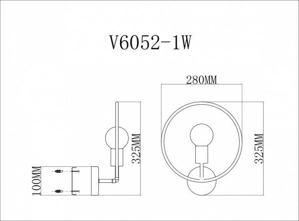 Фото Бра Moderli Sachara V6052-1W