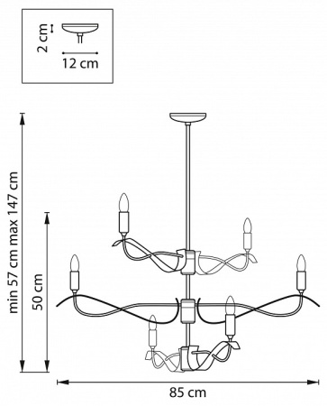 Фото Люстра на штанге Lightstar Ragno 733267