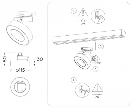 Открыть Светильник на штанге Ambrella Light GL GL6866 Фото Светильник на штанге Ambrella Light GL GL6866