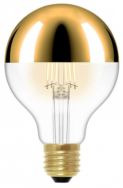 Открыть Лампа светодиодная Loft it Edison Bulb E27 6Вт 3000K G80LED Gold Фото Лампа светодиодная Loft it Edison Bulb E27 6Вт 3000K G80LED Gold