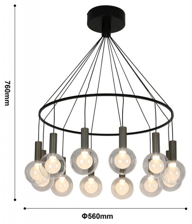 Фото Подвесная люстра Favourite Kula 4378-12P