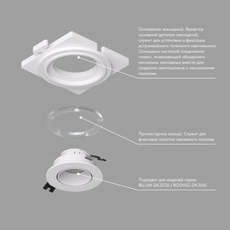 Фото Кольцо декоративное Denkirs DK3020 DK3020/61-SCB